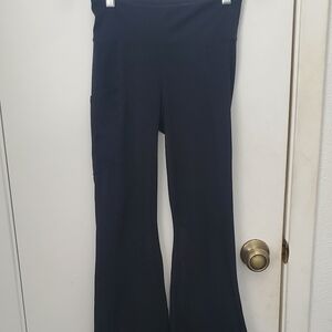Abercrombie Kids YPB Black Flared Legging Pants Girls Size 9/10